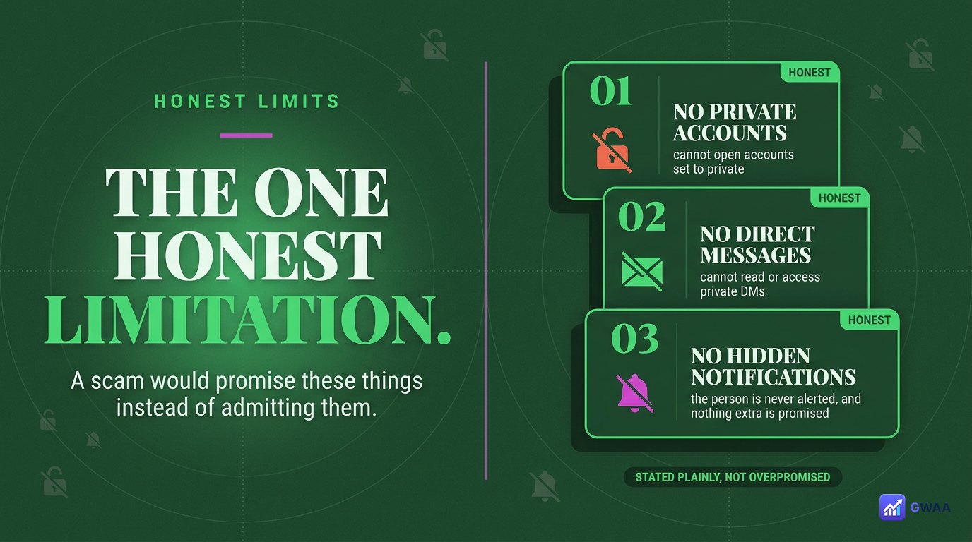 Three honest PeekViewer limitations admitted up front