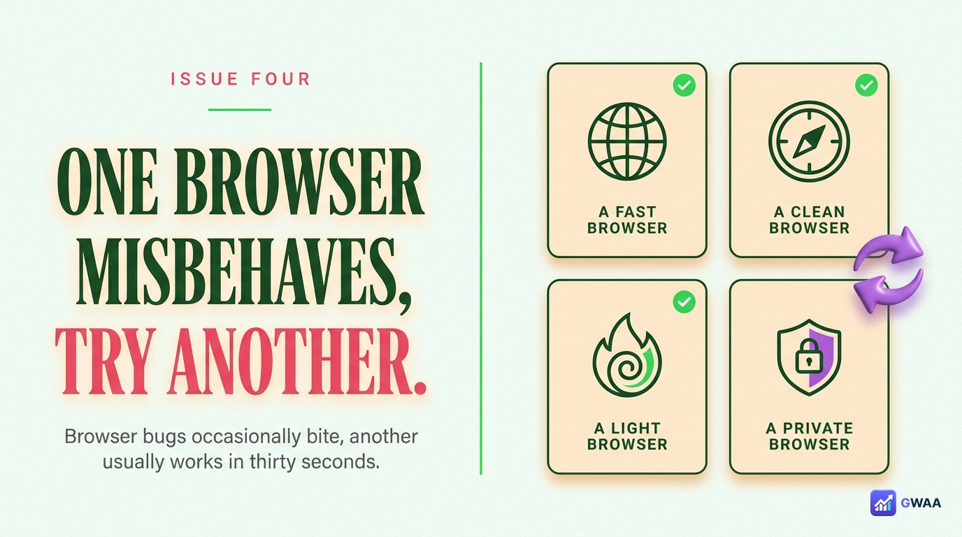 Try PeekViewer in different browser - Chrome Safari Firefox Edge