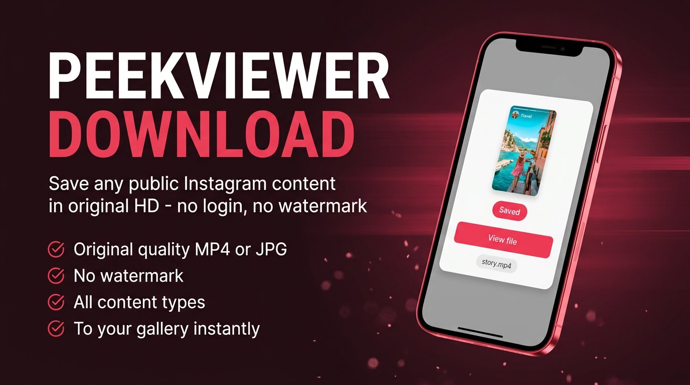 Can PeekViewer Download Stories, Reels &amp; Highlights in HD?
