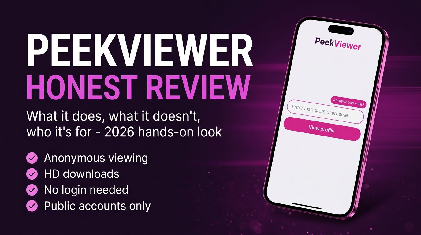 PeekViewer Review 2026 — Anonymous Instagram Viewer