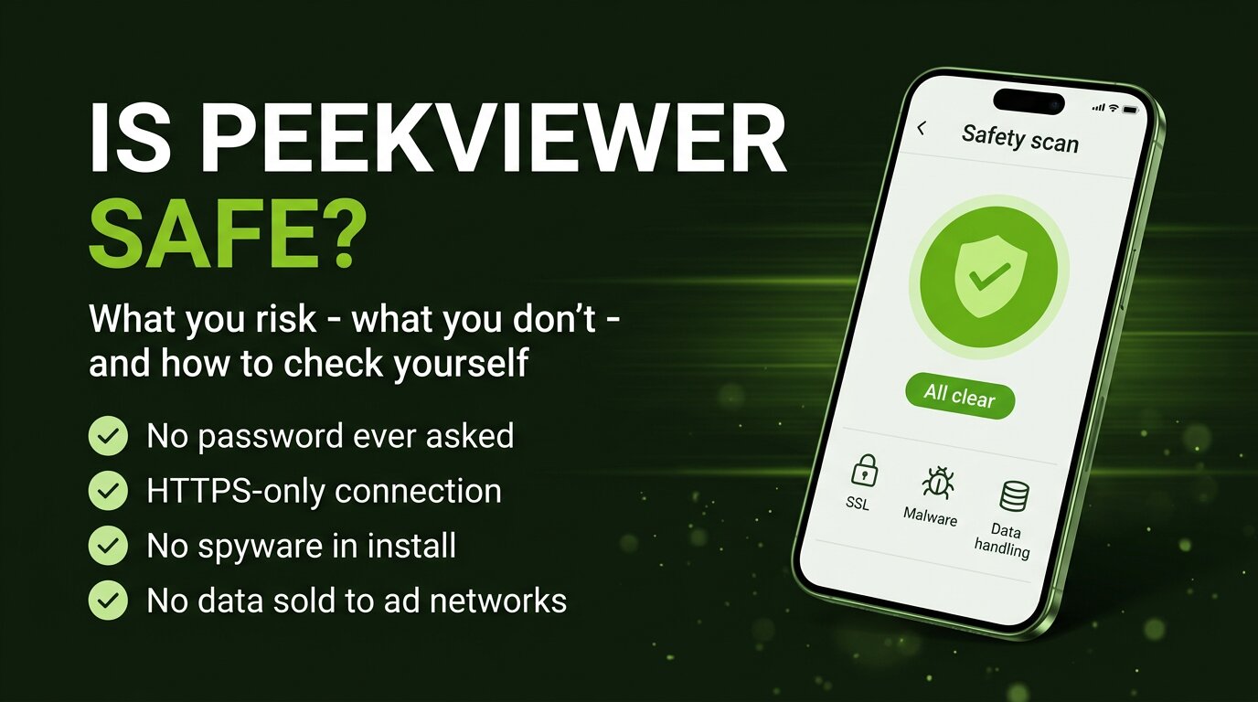 Is PeekViewer Safe? Privacy &amp; Security Explained
